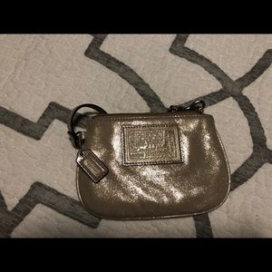 Coach Gold Wristlet